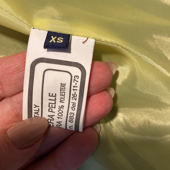 Renata Corsi size x small worn twice chartreuse green made in Italy jacket steal - Picture 4 of 7